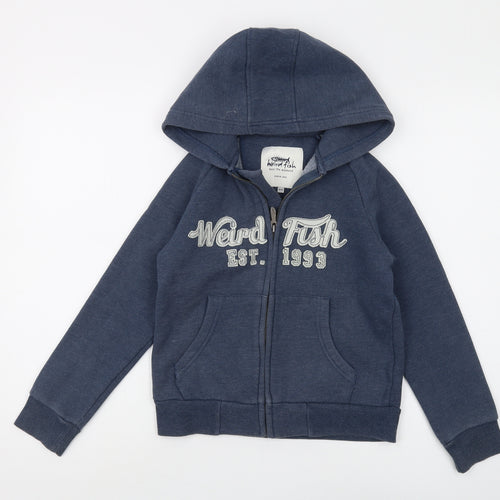 Weird Fish Boys Blue Full Zip Hoodie 11-12 Years