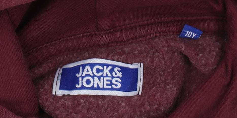 Jack & Jones Boys Red Pullover Hoodie 10 Years