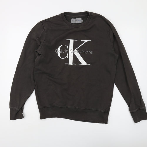 Calvin Klein Men's Black Pullover Sweatshirt M