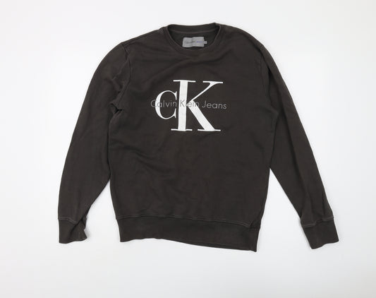 Calvin Klein Men's Black Pullover Sweatshirt M