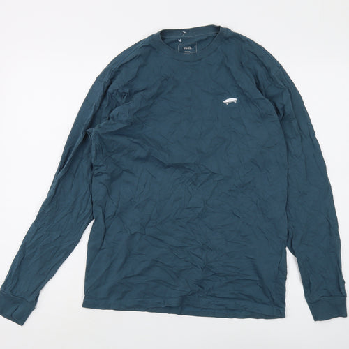 Vans Men's Blue M Classic Long Sleeve T-Shirt