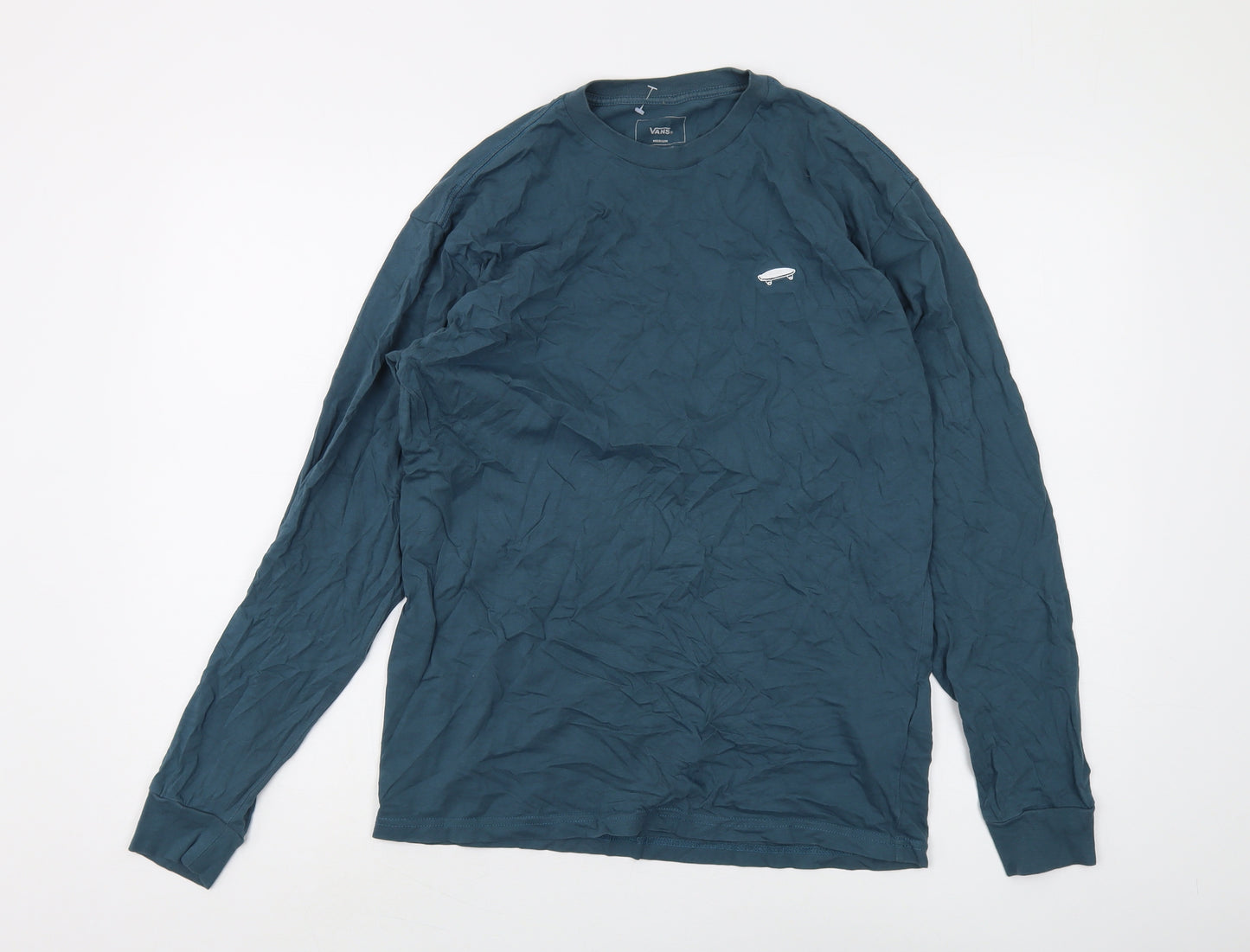 Vans Men's Blue M Classic Long Sleeve T-Shirt