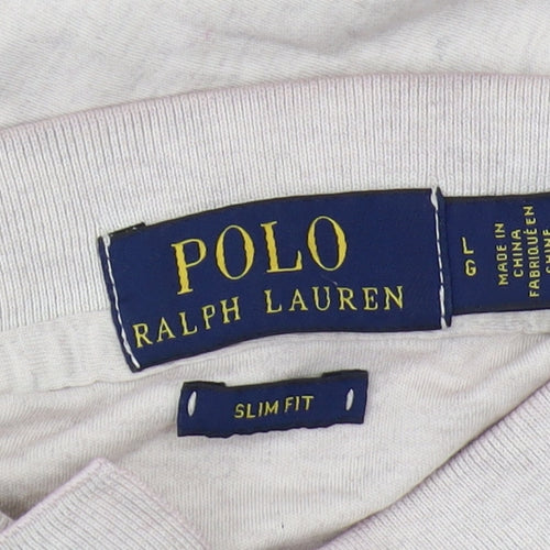 Polo Ralph Lauren Men's Beige Slim Fit Polo M