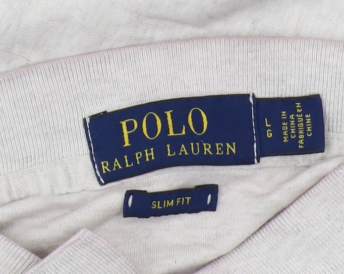 Polo Ralph Lauren Men's Beige Slim Fit Polo M