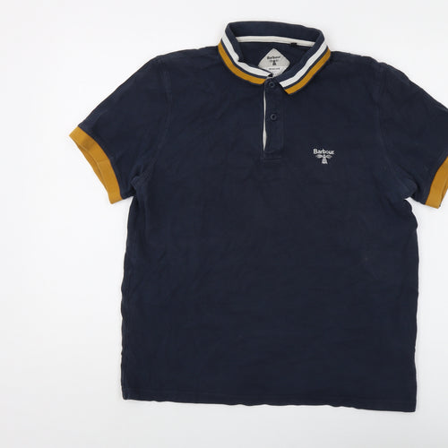 Barbour Men's Blue XL Polo Shirt Classic Style