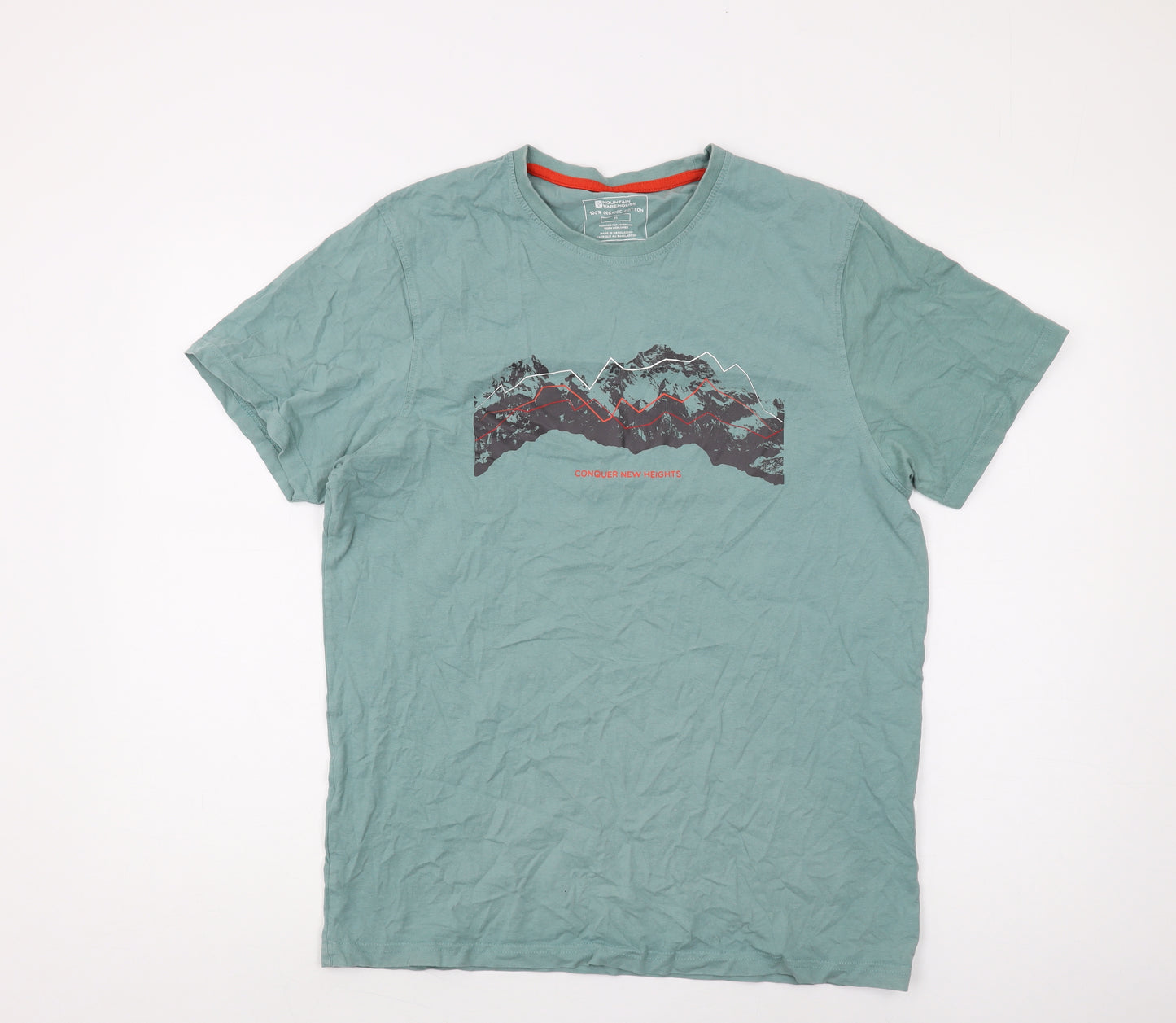 Mountain Warehouse Green Graphic Men's T-Shirt M