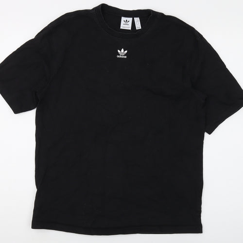 Adidas Black Unisex XS T-Shirt Casual Style Crew Neck