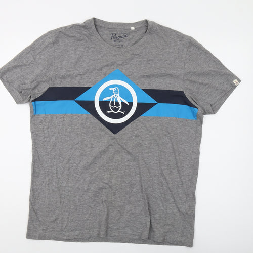 Original Penguin Men's Grey XL Graphic T-Shirt