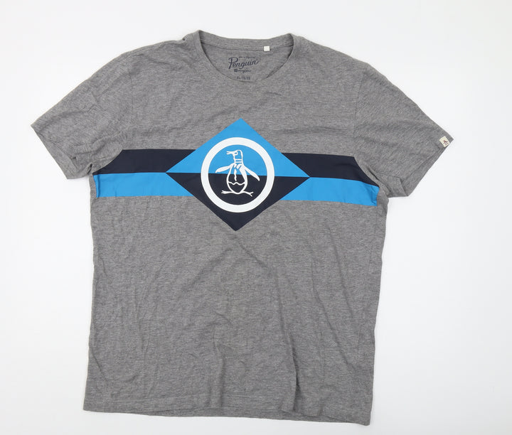 Original Penguin Men's Grey XL Graphic T-Shirt