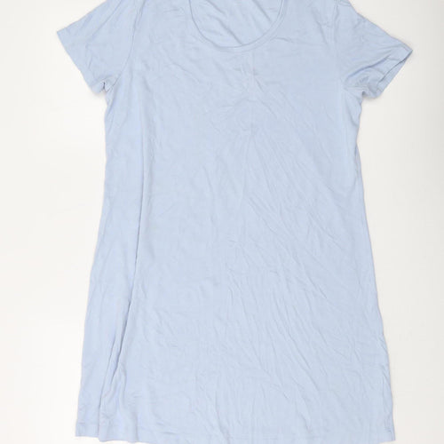 Lands' End Women's Blue T-Shirt Dress Size M