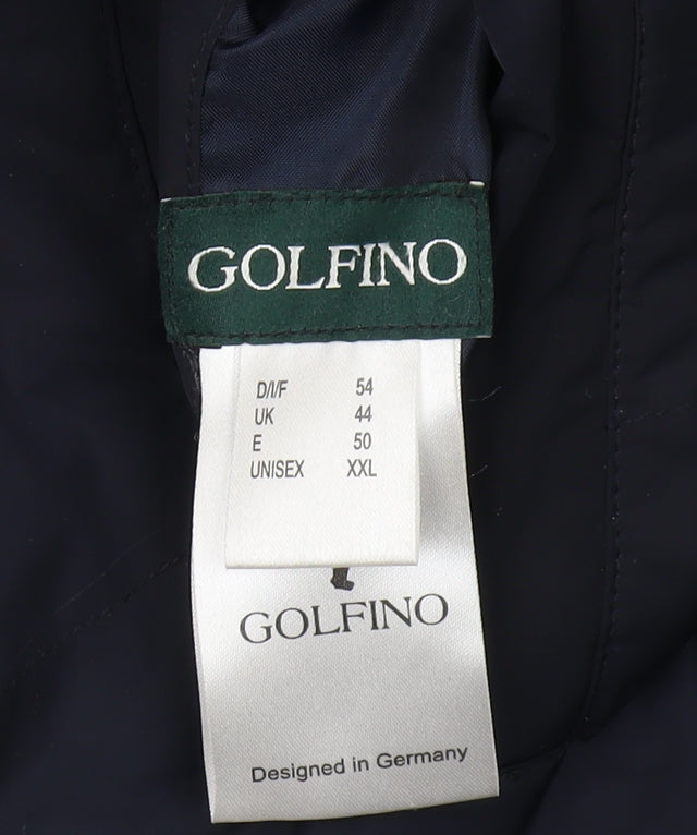 Golfino Men's Black Lightweight Sleeveless Waistcoat 2XL