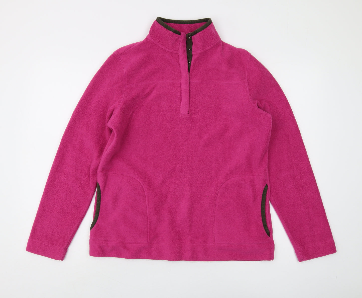 Lands' End Women's Pink Pullover Sweatshirt M Regular