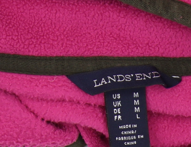 Lands' End Women's Pink Pullover Sweatshirt M Regular