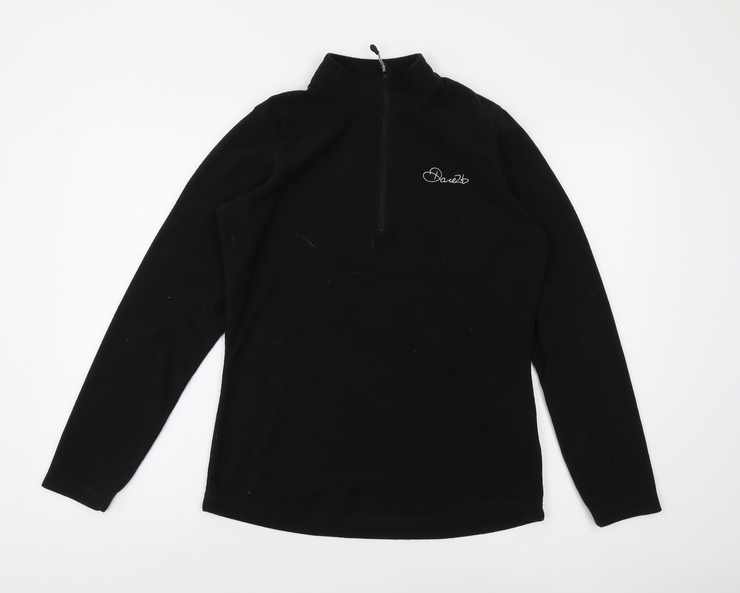 Dare2b Women's Black 1/2 Zip Fleece Sweatshirt UK 10