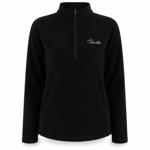Dare2b Women's Black 1/2 Zip Fleece Sweatshirt UK 10