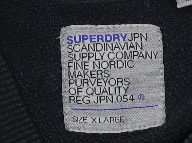 Superdry Men's Black XL Pullover Sweatshirt