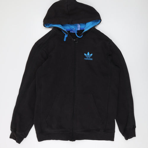 Adidas Men's Black Full Zip Hoodie - M