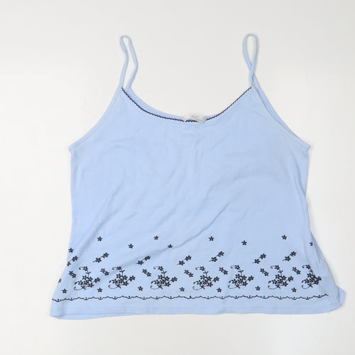 Marks and Spencer Women's Blue Camisole Tank Top Size 18