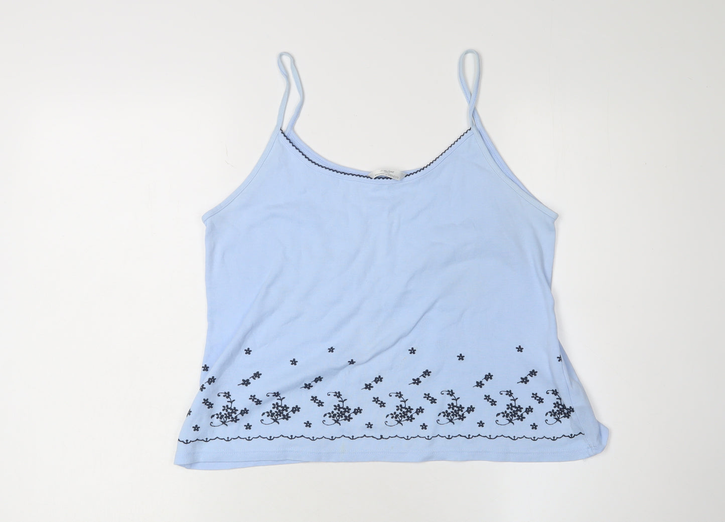 Marks and Spencer Women's Blue Camisole Tank Top Size 18