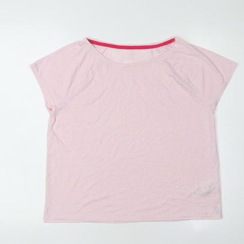 Marks and Spencer Women's Pink T-Shirt Size 12