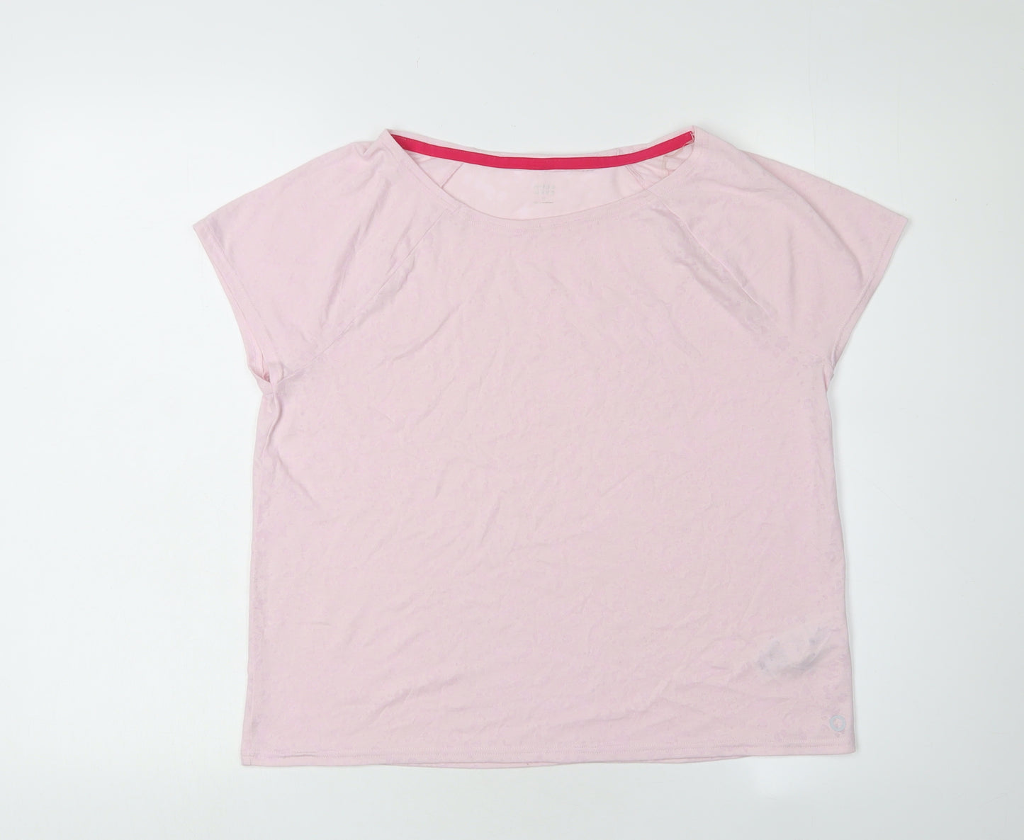 Marks and Spencer Women's Pink T-Shirt Size 12