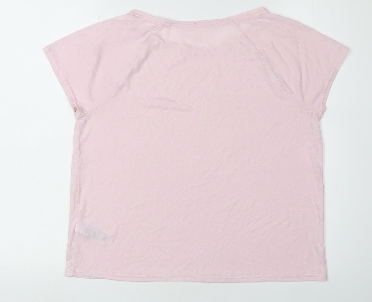 Marks and Spencer Women's Pink T-Shirt Size 12