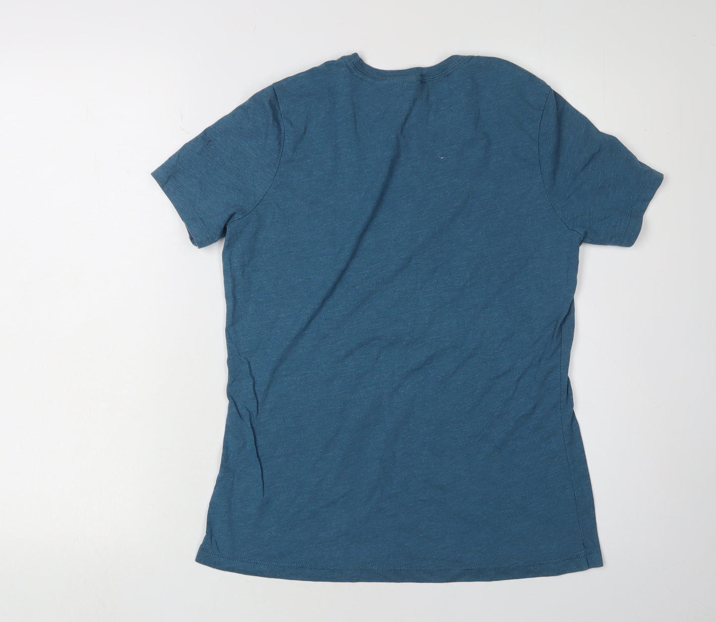 Bella + Canvas Women's Blue Logo T-Shirt - Size S