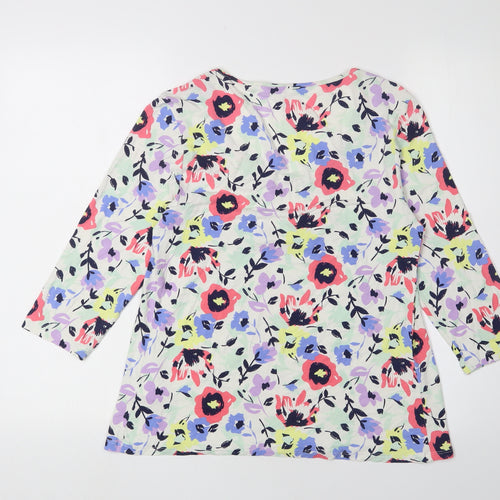 Marks and Spencer Women's Multicoloured Floral Blouse, UK 10