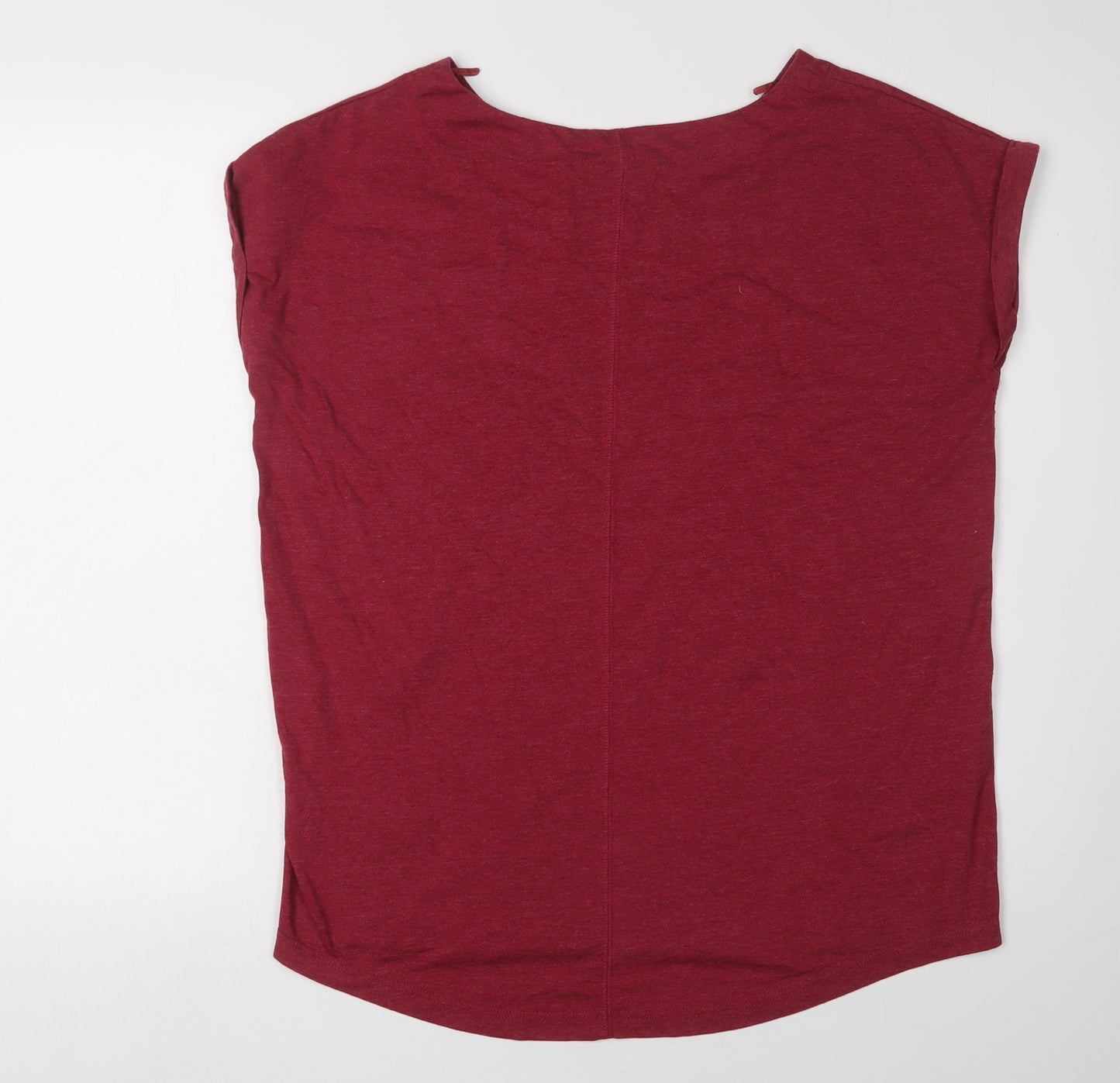 Next Women's Red Boat Neck Star T-Shirt Size 12