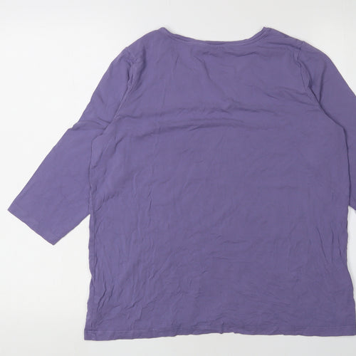 Marks and Spencer Purple Women's Sequin Top