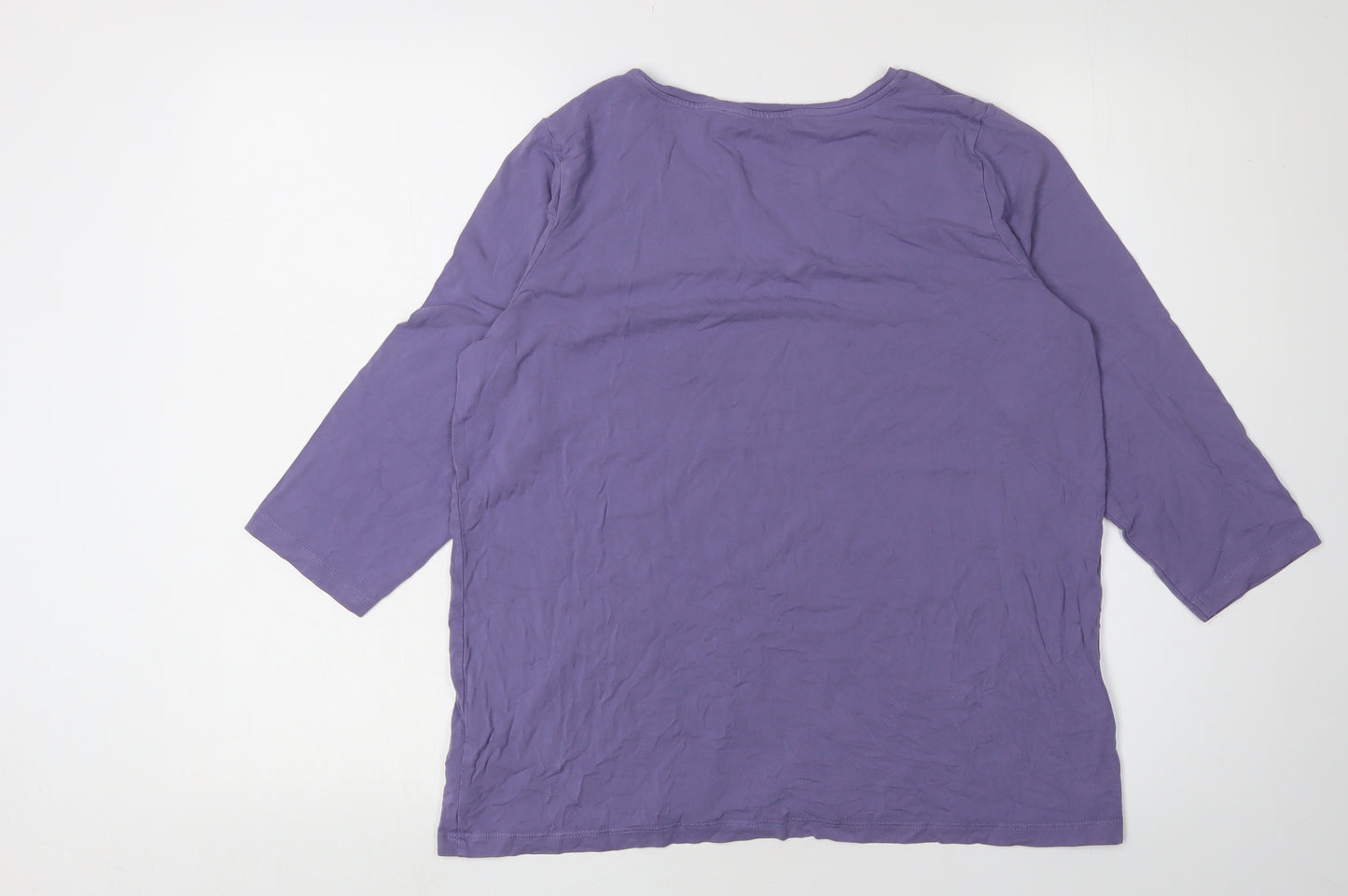 Marks and Spencer Purple Women's Sequin Top