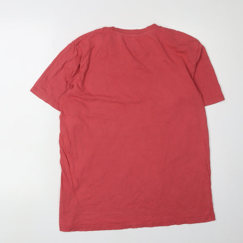 Jodrell Bank Unisex Red Basic T-Shirt UK 10