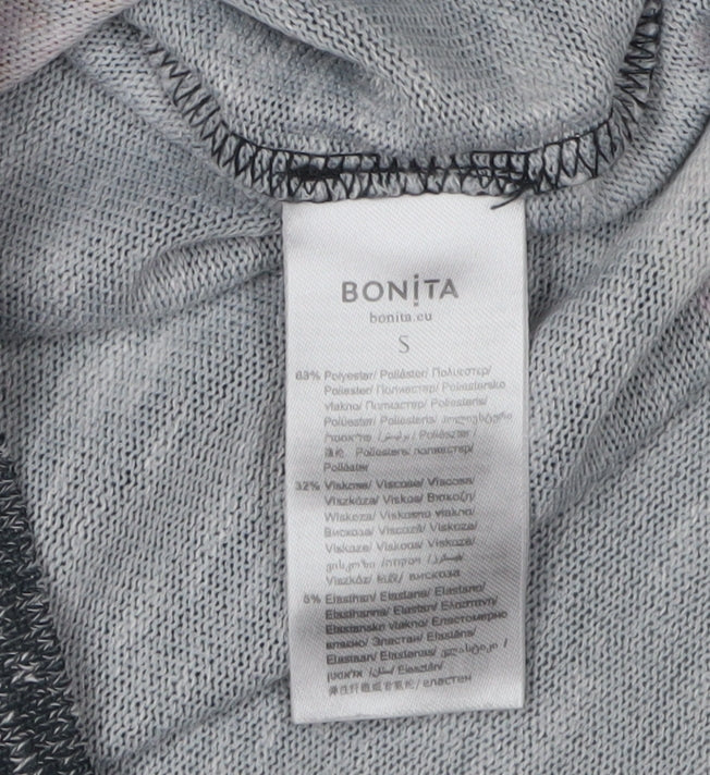 Bonita Women's Grey Floral Pullover Jumper, S