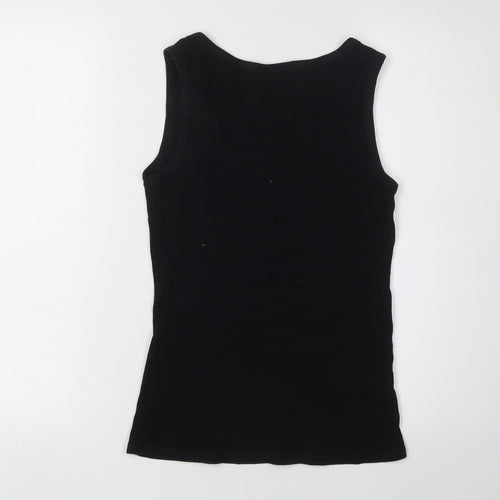 Marks and Spencer Women's Black Tank Top Size 12