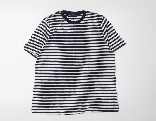 Marks and Spencer Women's Striped Cotton T-Shirt Size 12