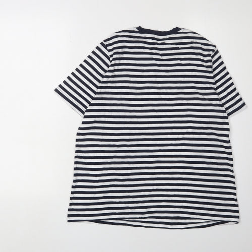 Marks and Spencer Women's Striped Cotton T-Shirt Size 12