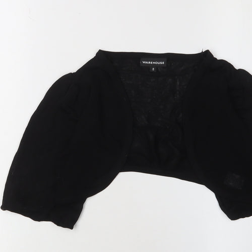 Warehouse Women’s Black Shrug Cardigan Size 12