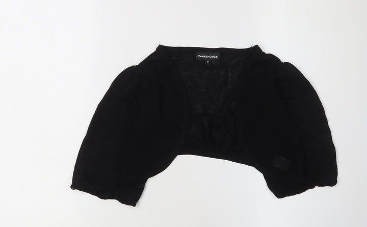 Warehouse Women’s Black Shrug Cardigan Size 12