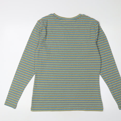 ICHI Women's Multicoloured Striped Long Sleeve T-Shirt