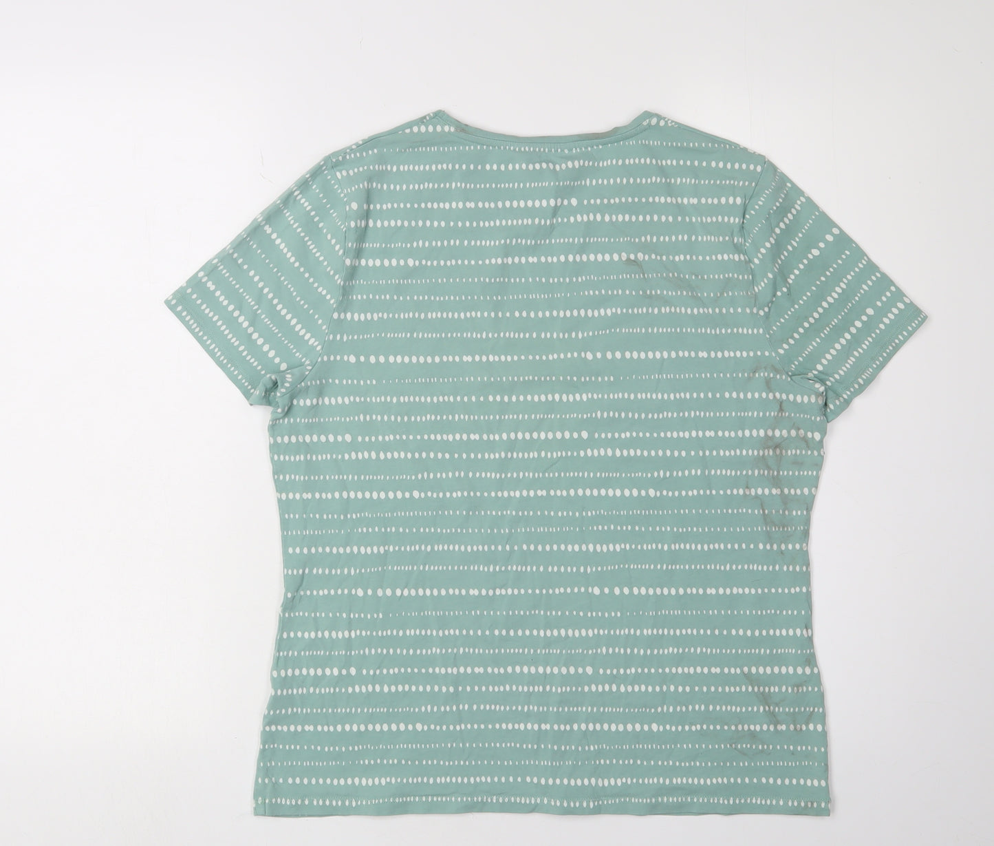 Marks and Spencer Women's Green T-Shirt Size 16