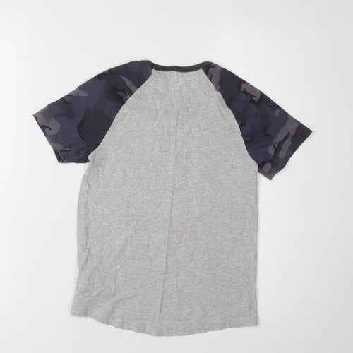 Next Boys Grey Camouflage T-Shirt, Age 7, Casual Style