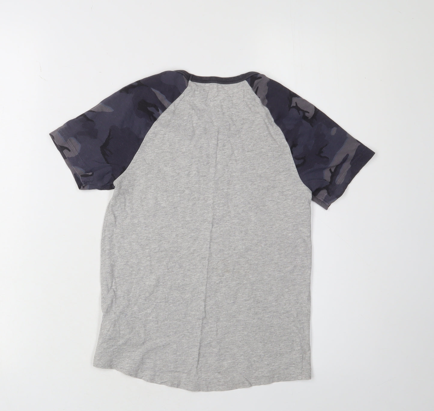 Next Boys Grey Camouflage T-Shirt, Age 7, Casual Style