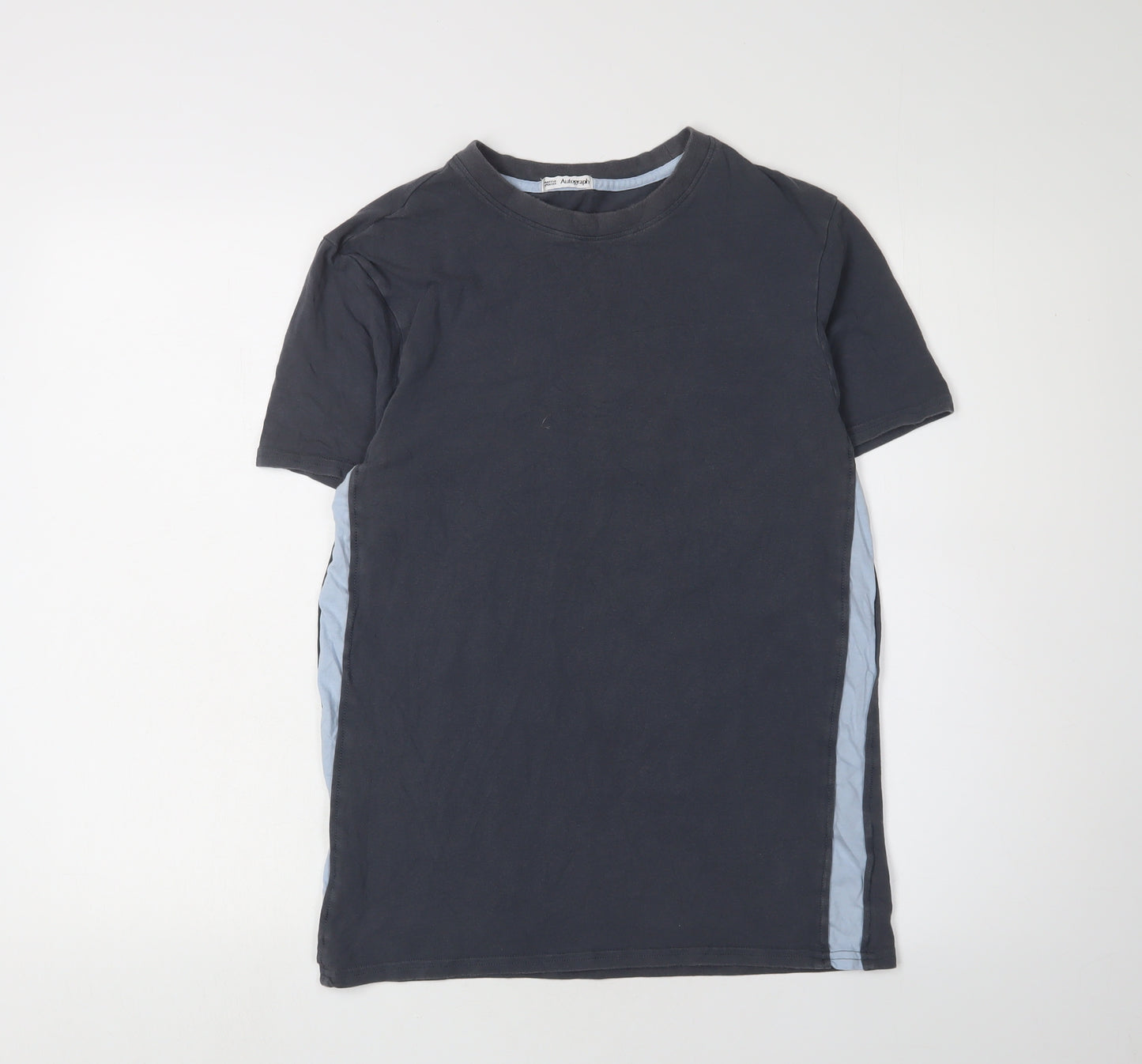 Marks and Spencer Grey Unisex T-Shirt, M, Casual Classic