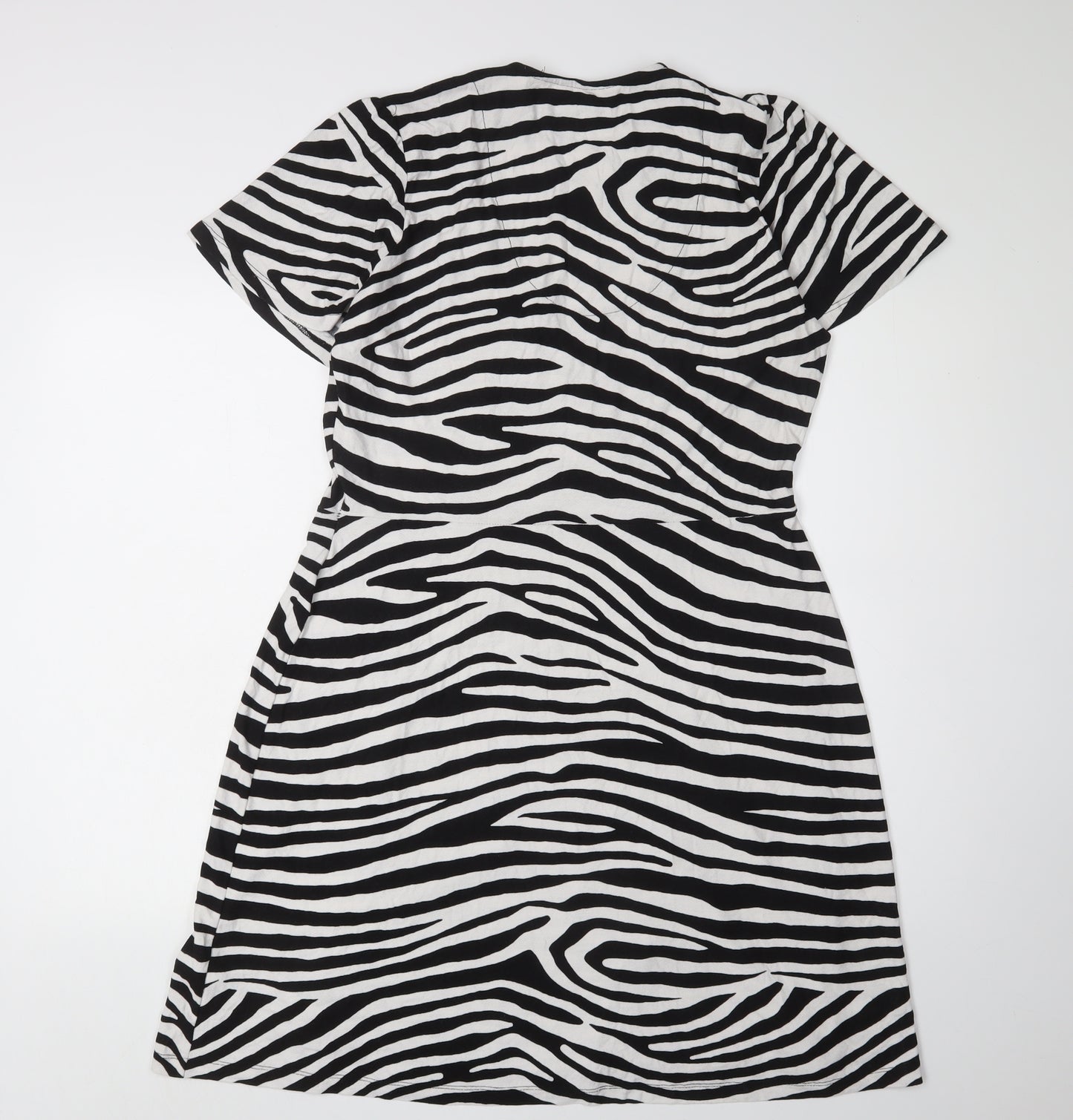 Next Women's Zebra Print Wrap Dress Size 16