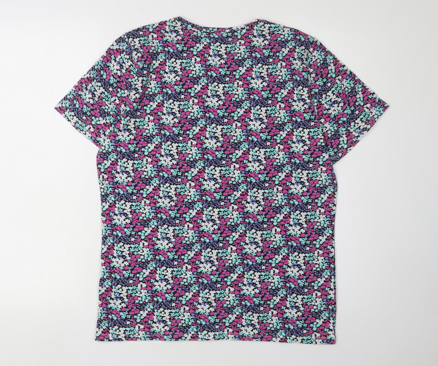 Marks & Spencer Women's Multicoloured Floral T-Shirt Size 16