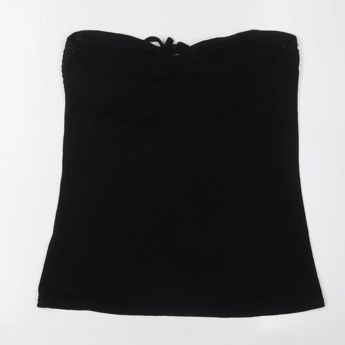 H&M Women's Black Sweetheart Neck Top L