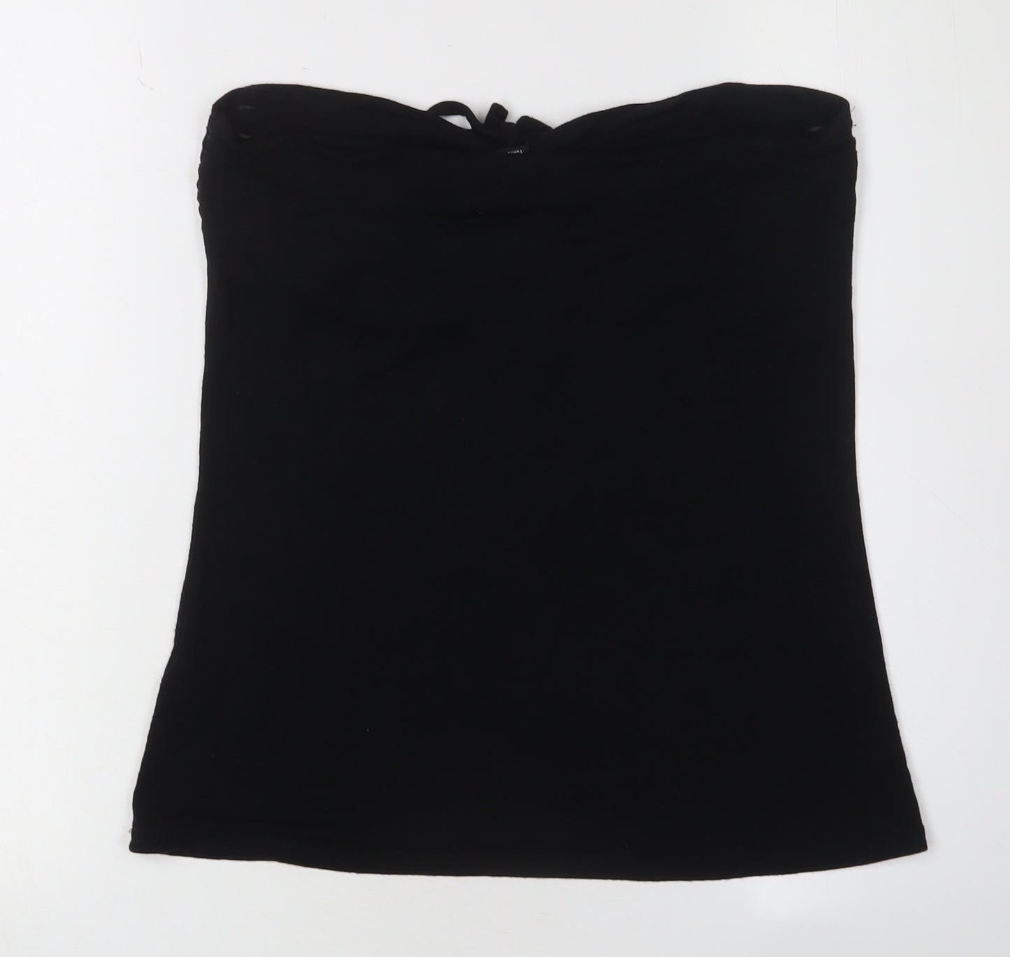 H&M Women's Black Sweetheart Neck Top L