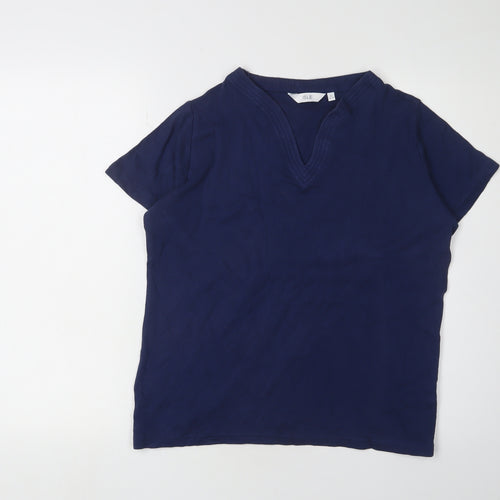 Isle Women's Blue T-Shirt, Medium, Basic Style