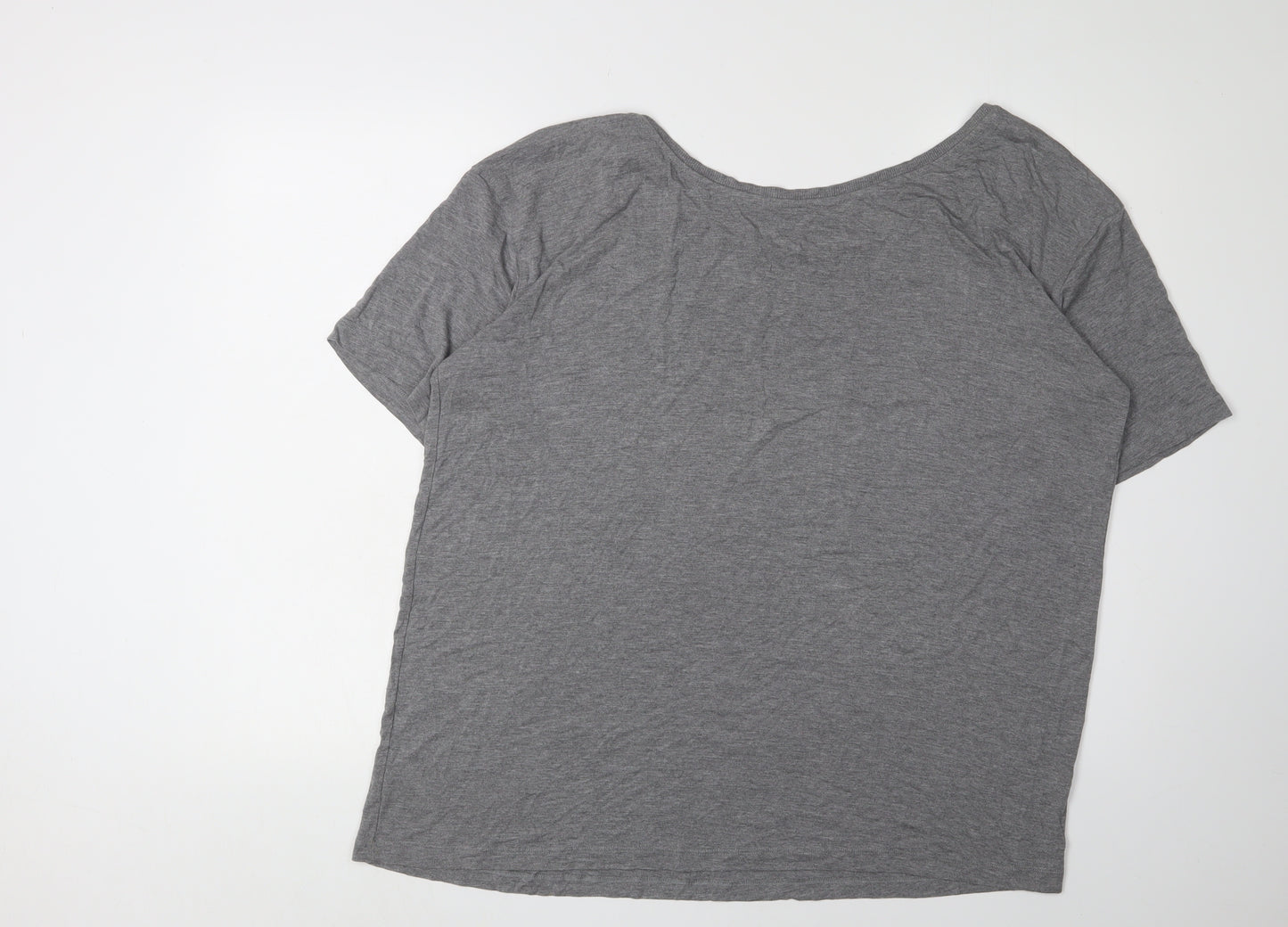 Next Women's Grey Sequin Short Sleeve T-Shirt