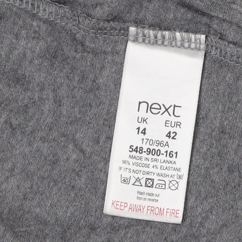 Next Women's Grey Sequin Short Sleeve T-Shirt